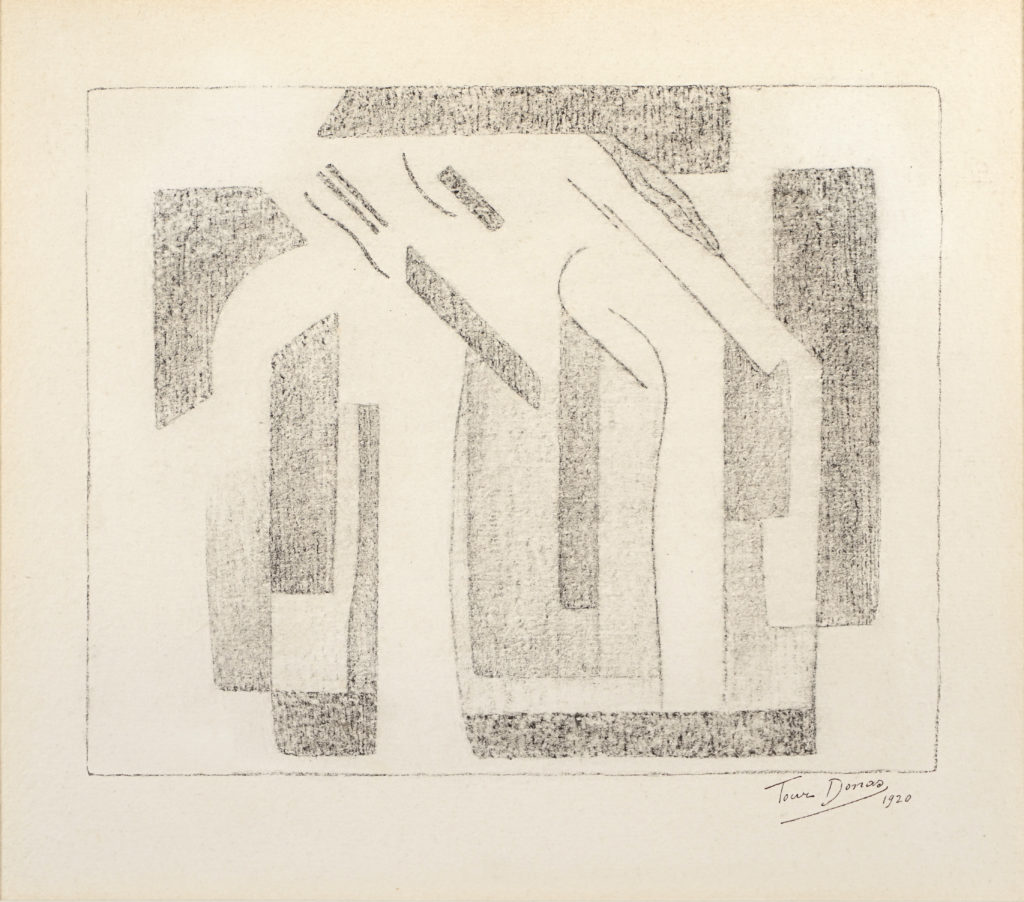 Marthe Donas, Composition d’après trois femmes, 1920 © Marco Lavand'homme